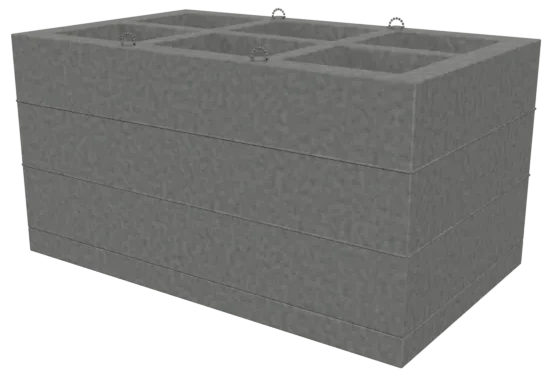 Caisson — 5.03 × 3.03 × 2.74 m